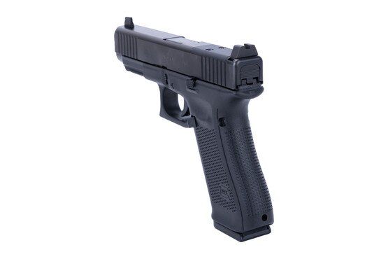 9mm Glock handgun with non-tritium Ameriglo sights.